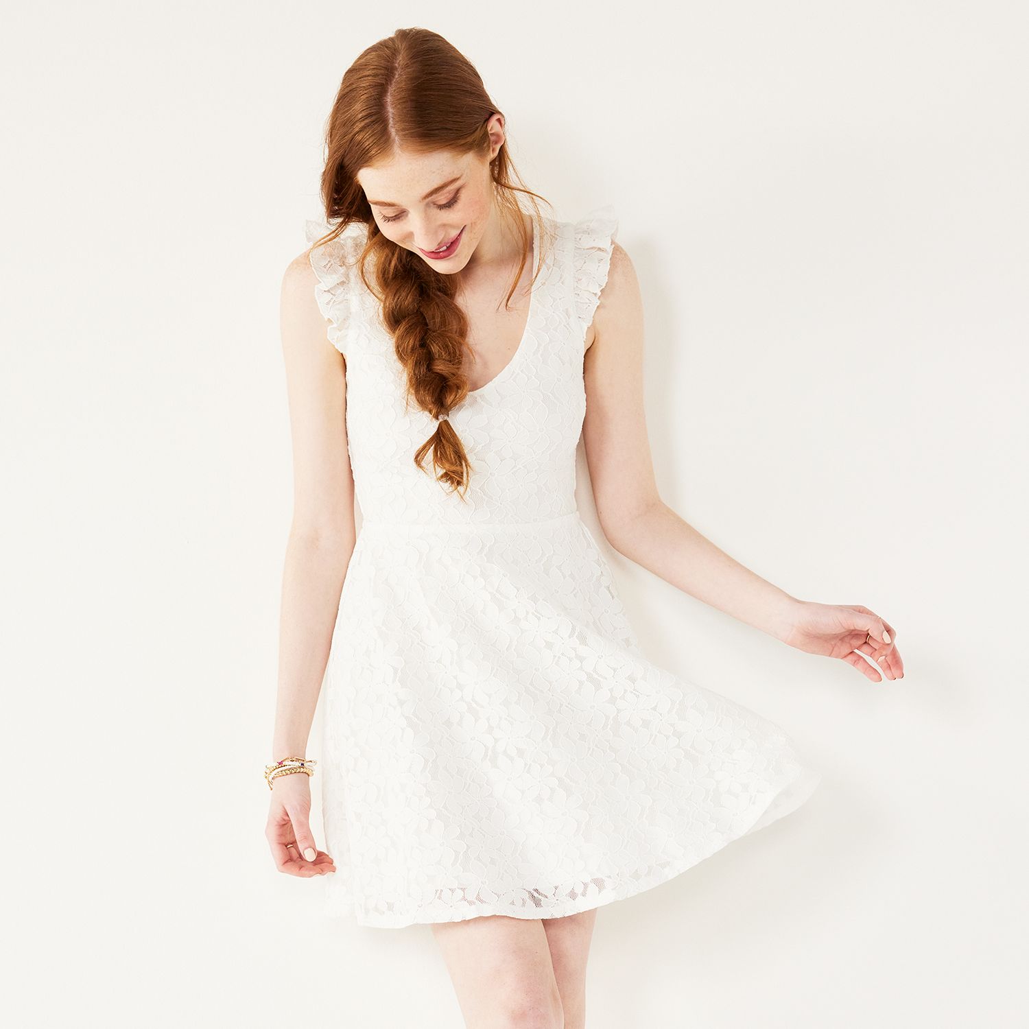 Short Juniors White Dresses, Clothing ...